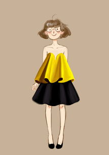 衣褶間的藝術 服裝小插畫的獨特魅力